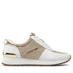 

Снікерcи MICHAEL Michael Kors Allie Trainer 43R2ALFS1D Pale Gold, Білий