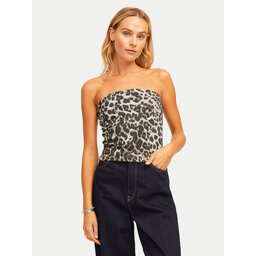 JJXX JJXX Marškinėliai Fiona 12280486 Ruda Slim Fit