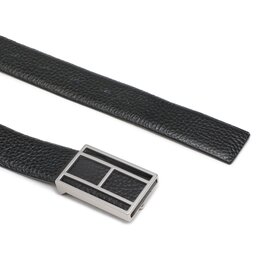 

Чоловічий ремінь Tommy Hilfiger Logo Belt AM0AM10677 BDS, Чорний