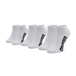 Starter Комплект 3 чифта къси чорапи унисекс Starter SUS-001 White/Black 300