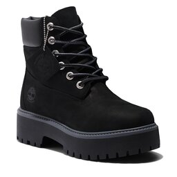 Timberland Žygio batai Timberland Stone Street 6In Wp TB0A5RH50151 Black Nubuck
