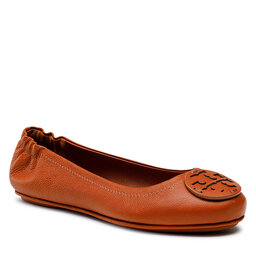 Tory Burch Balerina Tory Burch Minnie Travel Ballet 137776 Bourbon Miele 200