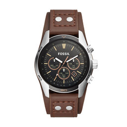 Fossil Zegarek Fossil Coachman CH2891 Dark Brown/Silver/Steel