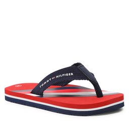 Tommy Hilfiger Japanke Tommy Hilfiger Stripes Flip Flop T3B8-32920-0058 M Red/Blue X049