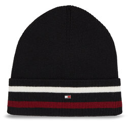 Tommy Hilfiger Шапка Tommy Hilfiger Elevated Wool Flag Beanie AM0AM11497 Black BDS