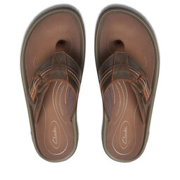 Clarks Zehentrenner Clarks Wesley Sun 26176987 Braun