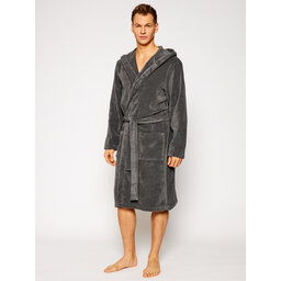 Tommy Hilfiger Tommy Hilfiger Халат Icon Hooded Bathrobe 2S87905573 Сірий