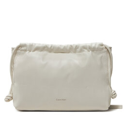 Calvin Klein Jeans Borsetta Calvin Klein Jeans Drawstring Crossbody26 LV04K3060G Écru