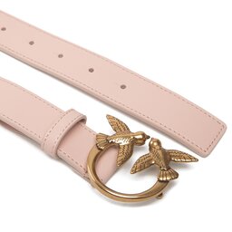 

Жіночий ремінь Pinko Love Berry Simply H3 Belt AI 22-23 PLTT 1H212Q Y5H7 Cipria O81Q, Рожевий