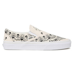 

Кросівки Vans Classic Slip-On VN0A33TB42S1 (Bandana) Classic Wht/Blk, Бежевий