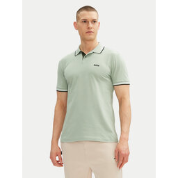 BOSS BOSS Pólóing Paul 50506193 Zöld Slim Fit
