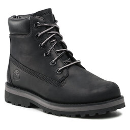 Timberland Turistická obuv Timberland Courma Kid Traditional6ln TB0A27A20011 Black Full Grain