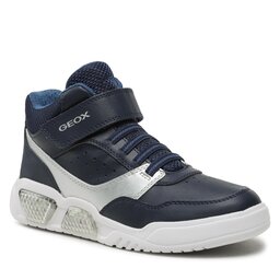 Geox Zapatillas Geox J Illuminus Boy J36GVB 05411 C0673 DD Navy/Silver