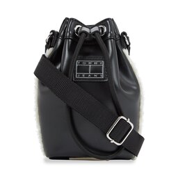 Tommy Jeans Τσαντάκι Κινητού Tommy Jeans Tjw Cosy Up Phone Pouch Sherpa AW0AW15439 Μαύρο