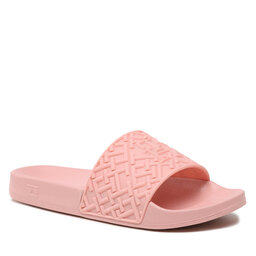 Tommy Hilfiger Sandaler och Slip-ons Tommy Hilfiger Th Monogram Pool Slide FW0FW06987 Soothing Pink TQS