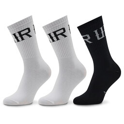 Unfair Athletics 3 pár uniszex hosszú szárú zokni Unfair Athletics Basic UNFR22-076 Black/White