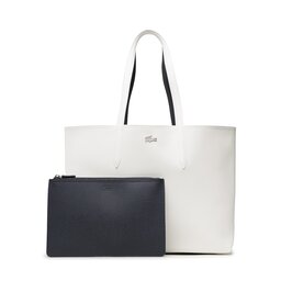 Lacoste Sac à main Lacoste Shopping Bag NF2142AA Farine Blue Nuit