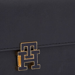 

Сумка Tommy Hilfiger Pushlock Leather Small Crossover AW0AW15227 Black BDS, Чорний