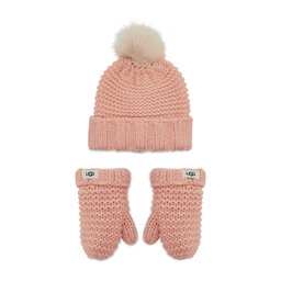 Ugg Conjunto de guantes y gorro Ugg K Infant Knit Set 20124 Pcd