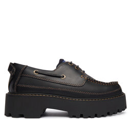 Tommy Jeans Halbschuhe Tommy Jeans Archive '01 Boat Shoe Leather EN0EN03003 Schwarz