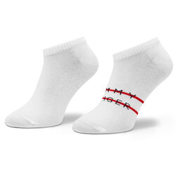 Tommy Hilfiger Комплект 2 чифта къси чорапи мъжки Tommy Hilfiger 701222188 White 001