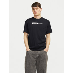 Jack&Jones Jack&Jones Marškinėliai Corp 12233999 Juoda Standard Fit