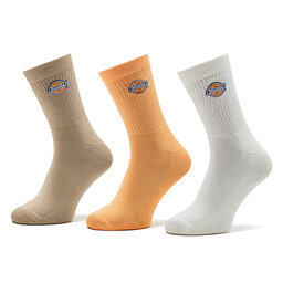 Dickies Σετ ψηλές κάλτσες ανδρικές 3 τεμαχίων Dickies Valley Grove DK0A4Y9O Papaya E82