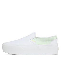 

Кросівки Vans Classic Slip-O VN0A7QRBGN1 Summer Picnic Green/True, Білий