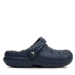 Crocs Şlapi Crocs Classic Lined Clog 203591 Bleumarin
