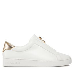 MICHAEL Michael Kors Laisvalaikio batai MICHAEL Michael Kors Keaton Zip Slip On 43R4KTFP2L Balta