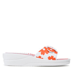 

Шльопанці Scholl F29960 New Massage 1243 Dark Orange, Білий