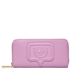 Chiara Ferragni Velká dámská peněženka Chiara Ferragni 75SB5PA1 Liliac Sachet 444