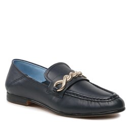 Tommy Hilfiger Loafers Tommy Hilfiger Th Chain Feminne Loafer FW0FW07077 Space Blue DW6