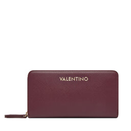 Valentino Голям дамски портфейл Valentino Zero Pre VPS7B3155 Бордо