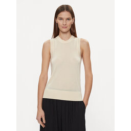 Tommy Hilfiger Tommy Hilfiger Top Md Lyocell Silk Blend Vest WW0WW40980 Gelb Regular Fit
