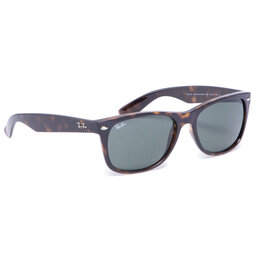 Ray-Ban Слънчеви очила Ray-Ban New Wayfarer 0RB2132 902 Black/Dark Brown/Green