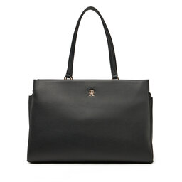 Tommy Hilfiger Τσάντα Tommy Hilfiger Th Legacy Tote AW0AW17197 Μαύρο