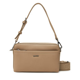Calvin Klein Дамска чанта Calvin Klein Ck Must Convertible Camera Bag K60K612901 Бежов