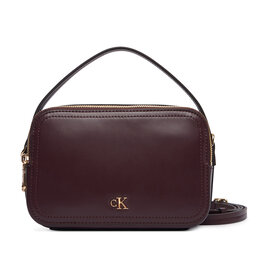 Calvin Klein Handtasche Calvin Klein Ck Hardware Camera Bag LV04F3678G Dunkelrot