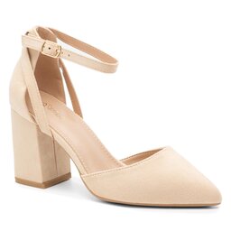 DeeZee Pantofi cu toc subțire DeeZee KL-HT6160 Bej