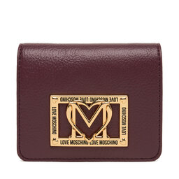 LOVE MOSCHINO Mali ženski novčanik LOVE MOSCHINO JC5604PP1NLI0552 Tamnocrvena