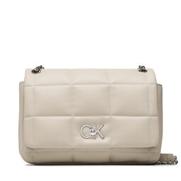 Calvin Klein Handtasche Calvin Klein Re-Lock Quilt Shoulder Bag K60K610454 PEA
