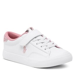 Polo Ralph Lauren Tenisice Polo Ralph Lauren Theron V Ps RF104102 White Smooth PU/Lt Pink/Glitter w/ Lt Pink PP