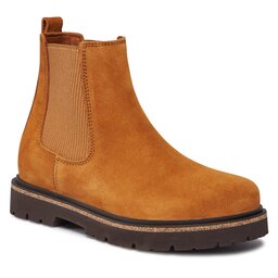Birkenstock Jātnieku stila puszābaki Birkenstock Highwood Slip On 1025724 Braun