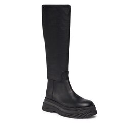 Steve Madden Cizme Steve Madden Gylana Boot SM11002676 SM11002676-017 Black Leather