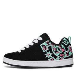 

Снікерcи DC Court Graffik 300678 Black/Crazy Pink/Tur BPQ, Чорний