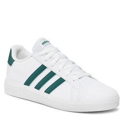 adidas Pantofi adidas Grand Court Lifestyle Tennis Lace-Up Shoes IG4830 Ftwwht/Cgreen/Ftwwht