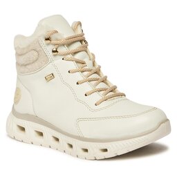 Rieker Čizme Rieker M6010-80 Dirtywhite / Sand 80