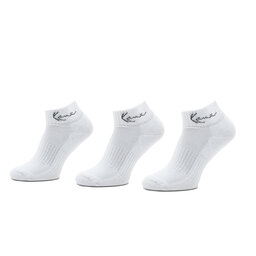 Karl Kani 3 pares de calcetines cortos para hombre Karl Kani Signature Ankle Signature Ankle White