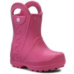 Crocs Резиновые сапоги Crocs Handle It Rain Boot Kids 12803 Candy Pink